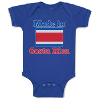 Baby Clothes Made in Costa Rica An National Flag Usa Baby Bodysuits Cotton