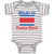 Baby Clothes Made in Costa Rica An National Flag Usa Baby Bodysuits Cotton