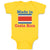 Baby Clothes Made in Costa Rica An National Flag Usa Baby Bodysuits Cotton