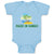 Baby Clothes Made in Hawaii with Tropical Beach Background Baby Bodysuits Cotton