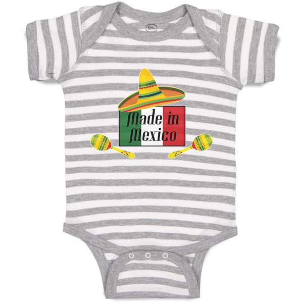 Made in Mexico Cinco De Mayo Mexiacan Holiday with Flag and Hat