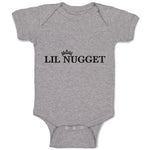Baby Clothes Lil Nugget with Crown Baby Bodysuits Boy & Girl Cotton