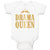Baby Clothes Drama Queen with Golden Crown Baby Bodysuits Boy & Girl Cotton