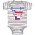 Baby Clothes Somebody in Texas Loves Me Baby Bodysuits Boy & Girl Cotton