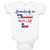 Baby Clothes Somebody in Texas Loves Me Baby Bodysuits Boy & Girl Cotton