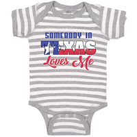 Baby Clothes Somebody in Texas Loves Me Baby Bodysuits Boy & Girl Cotton