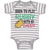 Baby Clothes Born to Play Rugby with Daddy Dad Father's Day Baby Bodysuits