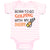 Baby Clothes Born to Go Golfing with My Daddy Golf Dad Father's Day Cotton