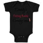 Baby Clothes Daddy's Dad Father Fishing Buddy Coming Soon Baby Bodysuits Cotton