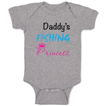 Baby Clothes Daddy S Fishing Princess Hobbies Fishing Baby Bodysuits Cotton