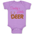 Baby Clothes Daddy's Little Deer Hunting Hunter Baby Bodysuits Boy & Girl Cotton