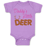 Baby Clothes Daddy's Little Deer Hunting Hunter Baby Bodysuits Boy & Girl Cotton