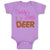 Baby Clothes Daddy's Little Deer Hunting Hunter Baby Bodysuits Boy & Girl Cotton