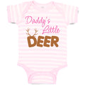 Baby Clothes Daddy's Little Deer Hunting Hunter Baby Bodysuits Boy & Girl Cotton