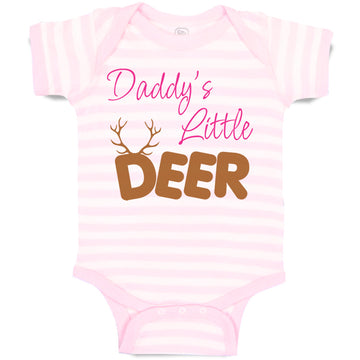 Baby Clothes Daddy's Little Deer Hunting Hunter Baby Bodysuits Boy & Girl Cotton