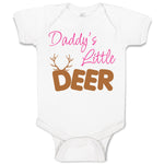 Baby Clothes Daddy's Little Deer Hunting Hunter Baby Bodysuits Boy & Girl Cotton