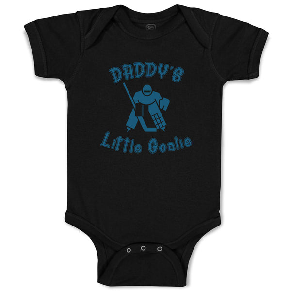 Baby Clothes Daddy S Little Goalie Hockey Family & Friends Dad Baby Bodysuits