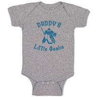 Baby Clothes Daddy S Little Goalie Hockey Family & Friends Dad Baby Bodysuits