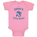 Baby Clothes Daddy S Little Goalie Hockey Family & Friends Dad Baby Bodysuits