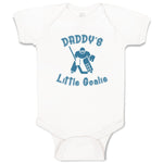 Baby Clothes Daddy S Little Goalie Hockey Family & Friends Dad Baby Bodysuits