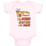 Baby Clothes Pack My Diapers I'M Going Hunting with Daddy Baby Bodysuits Cotton