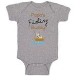 Baby Clothes Papa's Fishing Buddy Dad Father's Day Baby Bodysuits Cotton