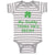 Baby Clothes My Daddy Thinks He's Irish St Patrick's Dad Father's Day Cotton
