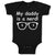 Baby Clothes My Daddy Is A Nerd! Geek Dad Father's Day Baby Bodysuits Cotton