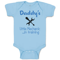 Baby Clothes Daddy's Little Mechanic in Training Dad Father's Day Baby Bodysuits