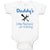 Baby Clothes Daddy's Little Mechanic in Training Dad Father's Day Baby Bodysuits