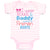 Baby Clothes I Wear Bows and Daddy Wears Fireman Boots Firefighter Cotton