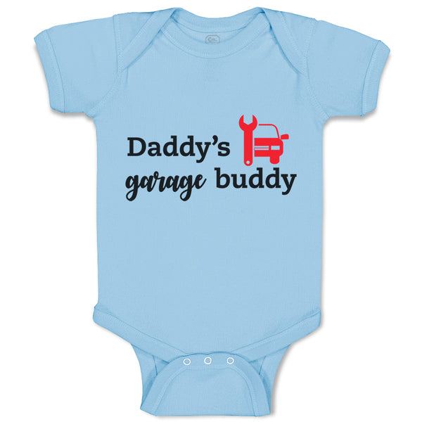 Baby Clothes Daddy's Garage Buddy Mechanic Dad Father's Day Baby Bodysuits