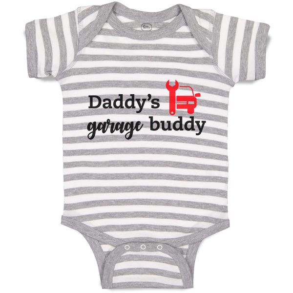 Baby Clothes Daddy's Garage Buddy Mechanic Dad Father's Day Baby Bodysuits