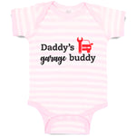 Baby Clothes Daddy's Garage Buddy Mechanic Dad Father's Day Baby Bodysuits