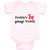 Baby Clothes Daddy's Garage Buddy Mechanic Dad Father's Day Baby Bodysuits