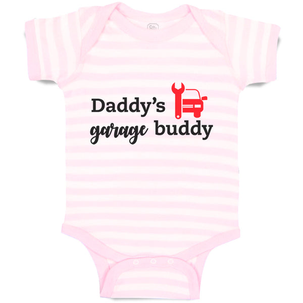 Baby Clothes Daddy's Garage Buddy Mechanic Dad Father's Day Baby Bodysuits