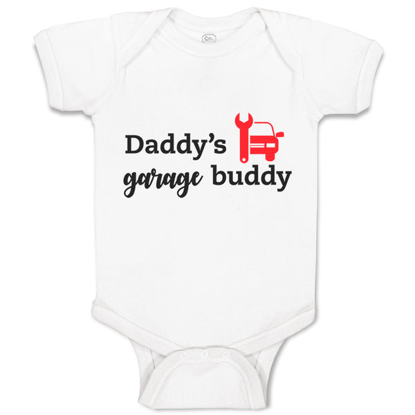 Baby Clothes Daddy's Garage Buddy Mechanic Dad Father's Day Baby Bodysuits