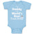 Baby Clothes Daddy Is World's Best Truck Driver Dad Father's Day Baby Bodysuits