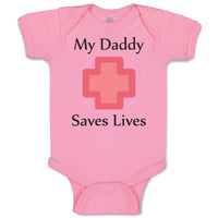 My Daddy Saves Lives Emt Paramedic Dad Father's Day