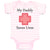 Baby Clothes My Daddy Saves Lives Emt Paramedic Dad Father's Day Baby Bodysuits