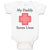 Baby Clothes My Daddy Saves Lives Emt Paramedic Dad Father's Day Baby Bodysuits