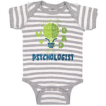 Baby Clothes Trust Me My Dad Is A Psychologist Dad Father's Day Baby Bodysuits