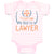 Baby Clothes Trust Me My Dad's A Lawyer Dad Father's Day Baby Bodysuits Cotton