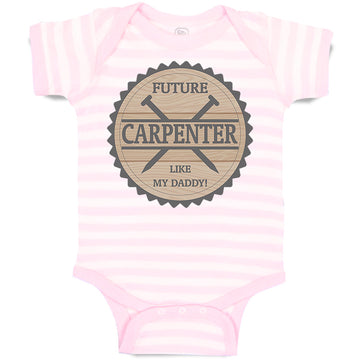Baby Clothes Future Carpenter like My Daddy Baby Bodysuits Boy & Girl Cotton