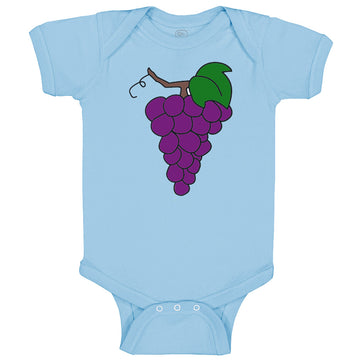 Baby Clothes Purple Grapes Baby Bodysuits Boy & Girl Newborn Clothes Cotton