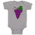 Baby Clothes Purple Grapes Baby Bodysuits Boy & Girl Newborn Clothes Cotton