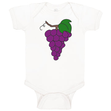 Baby Clothes Purple Grapes Baby Bodysuits Boy & Girl Newborn Clothes Cotton