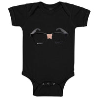 Baby Clothes Nerdy Black Glasses Funny Humor Baby Bodysuits Boy & Girl Cotton