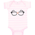 Baby Clothes Nerdy Black Glasses Funny Humor Baby Bodysuits Boy & Girl Cotton