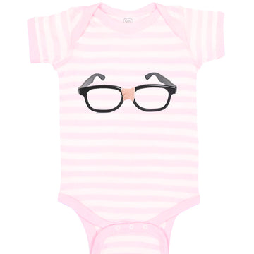 Baby Clothes Nerdy Black Glasses Funny Humor Baby Bodysuits Boy & Girl Cotton